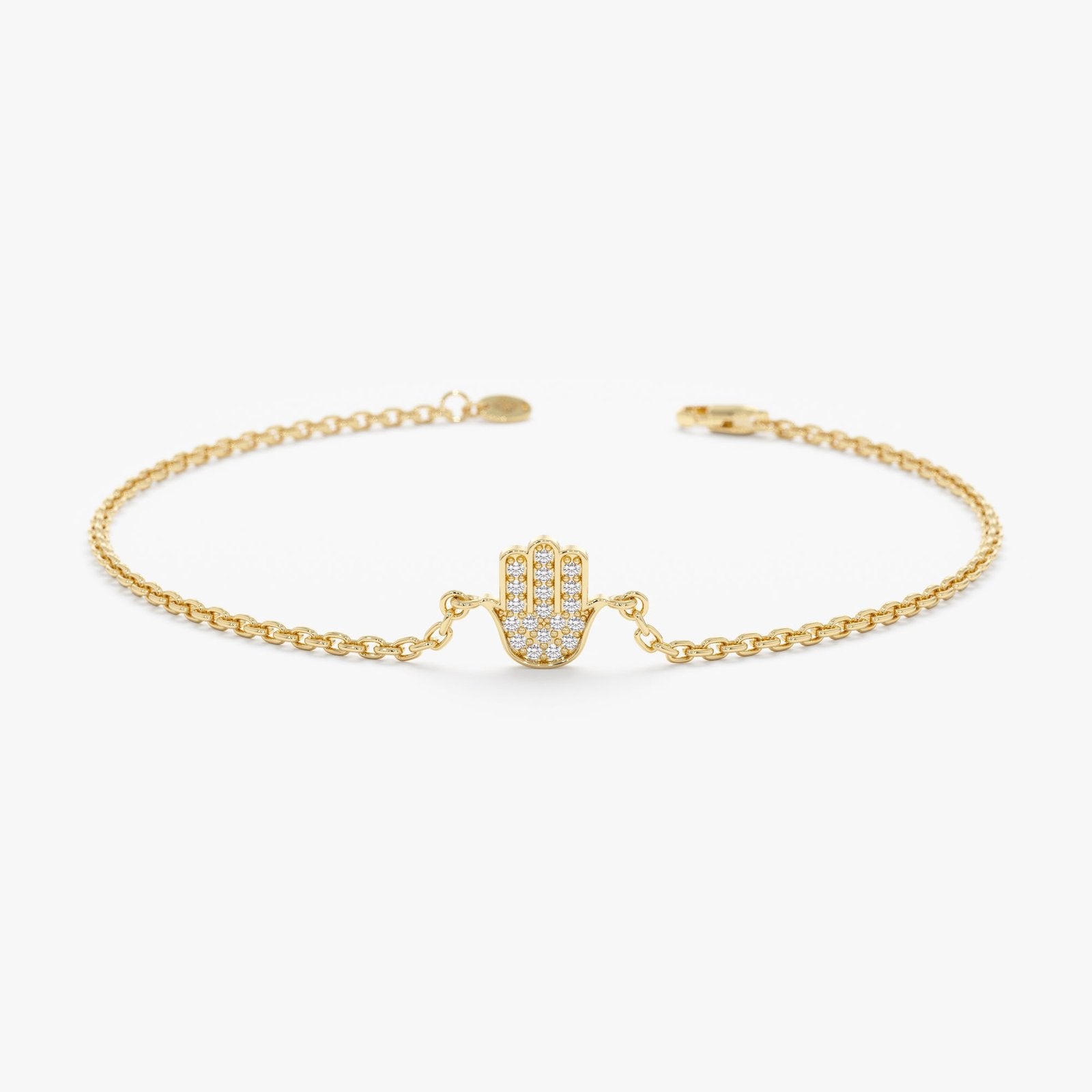 Diamond Hamsa Bracelet