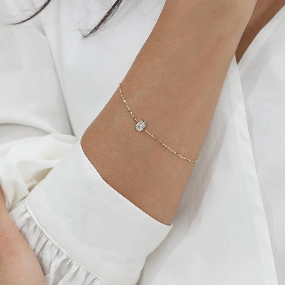 Diamond Hamsa Bracelet