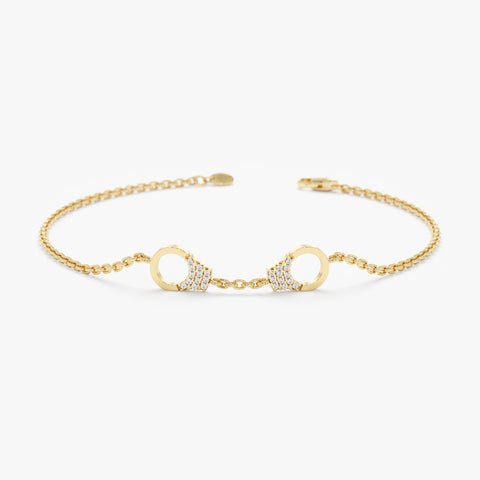 Diamond Handcuff Bracelet