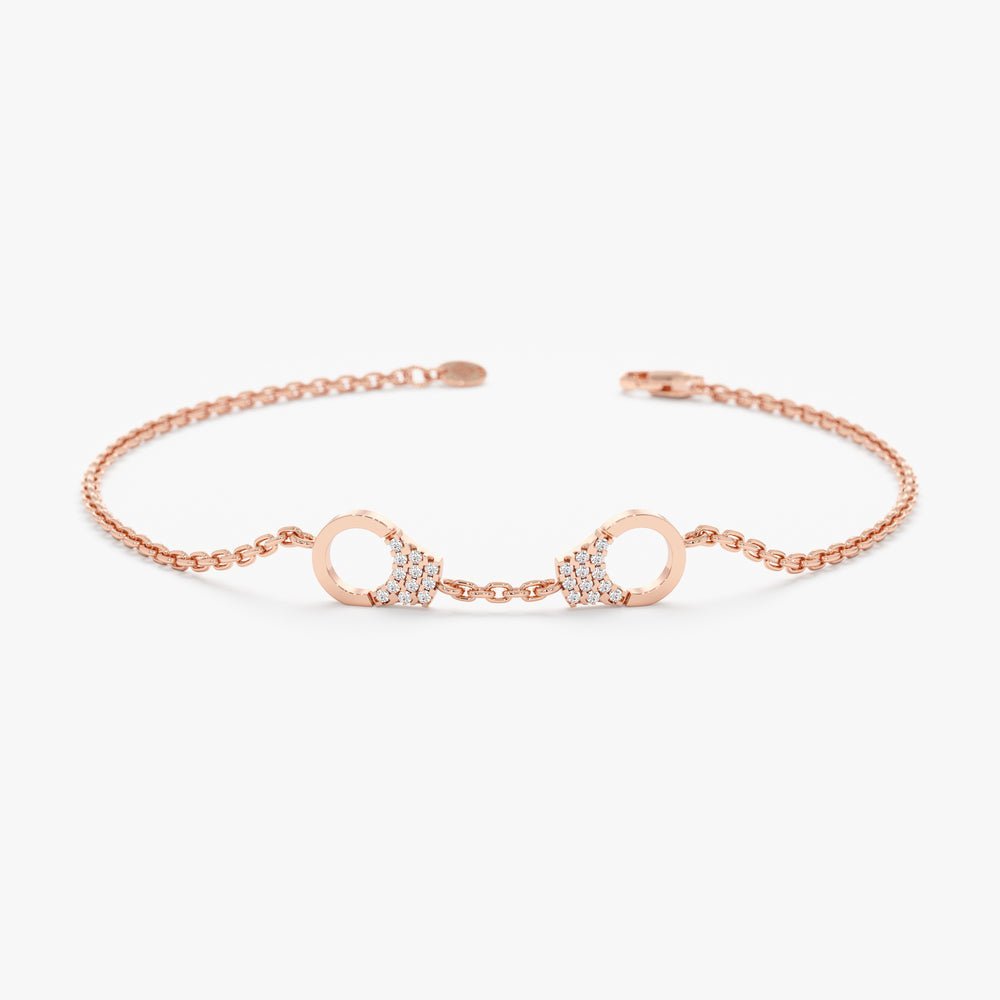 Diamond Handcuff Bracelet