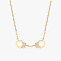 Diamond Handcuff Necklace