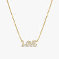 Diamond LOVE Necklace