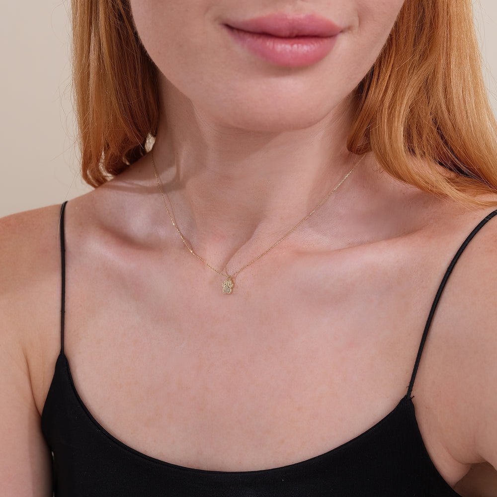 Diamond Paw Necklace