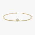Diamond Saturn Bracelet