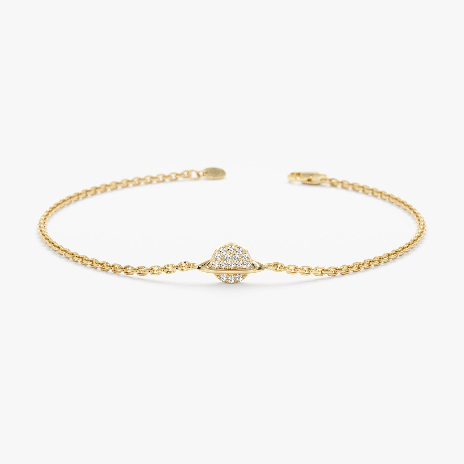 Diamond Saturn Bracelet