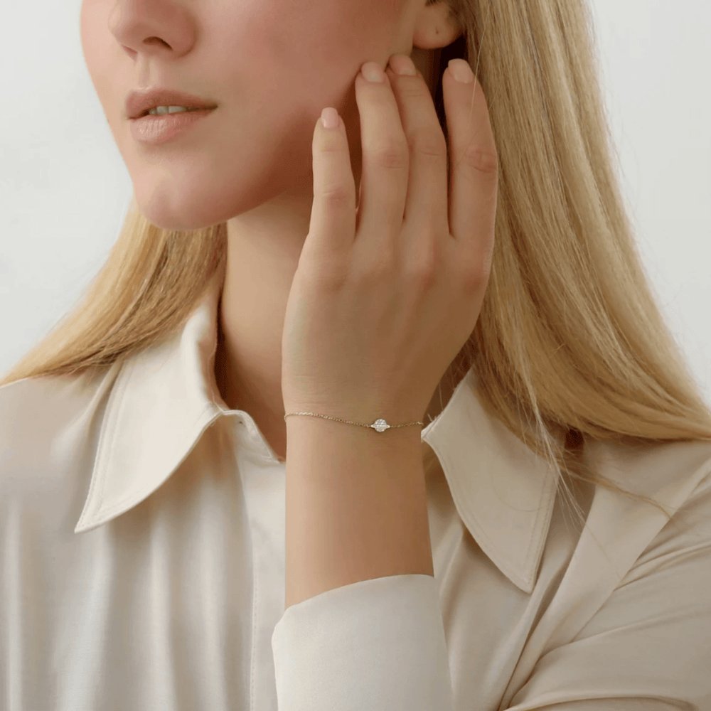 Diamond Saturn Bracelet