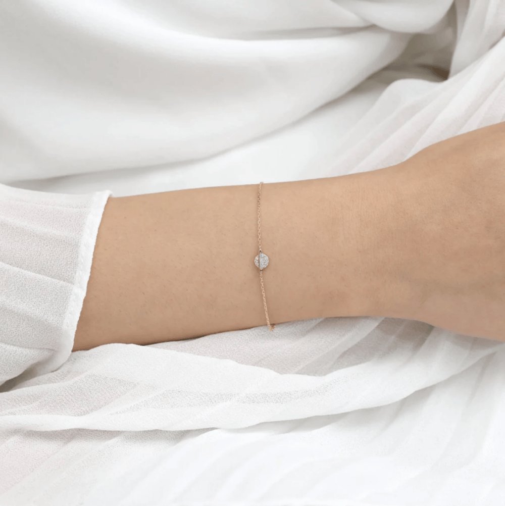 Diamond Saturn Bracelet