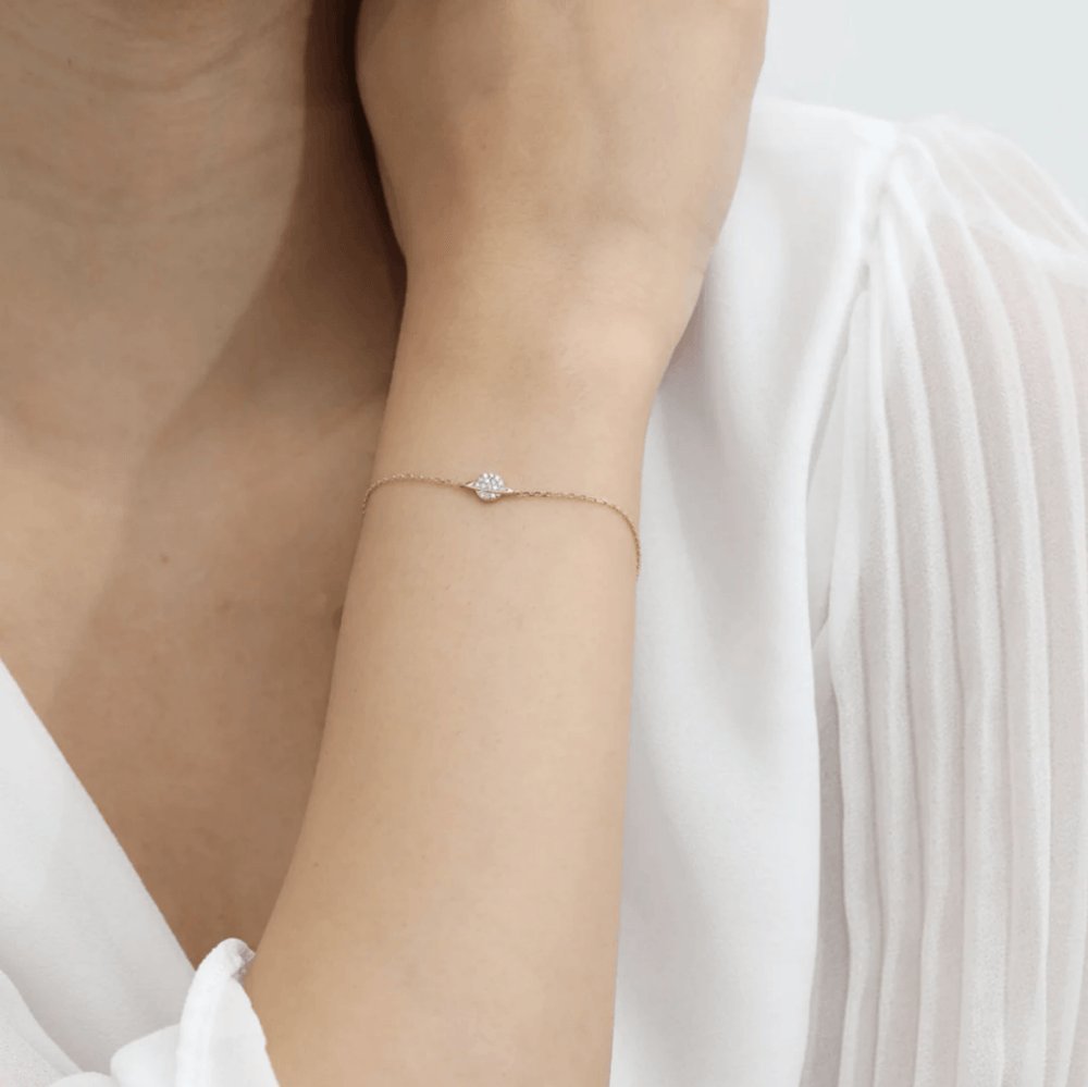 Diamond Saturn Bracelet