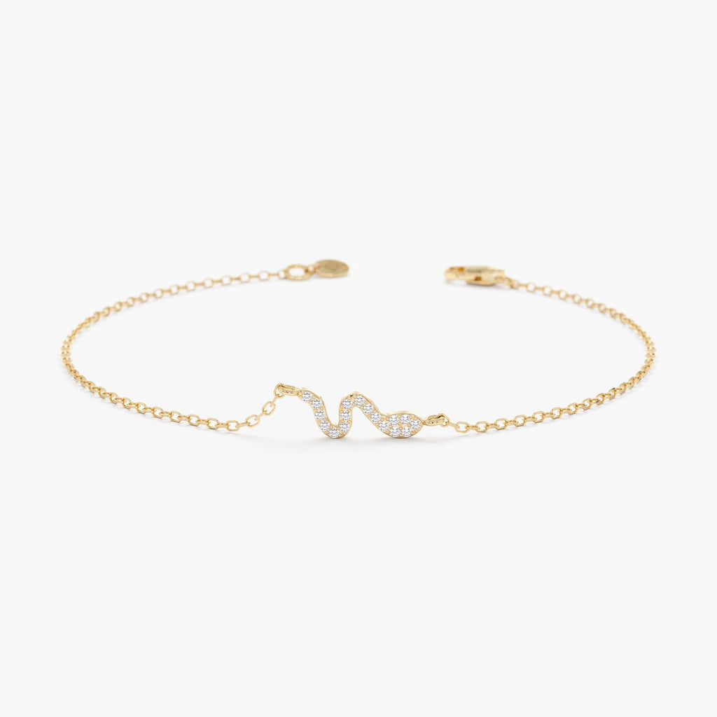 Diamond Snake Bracelet