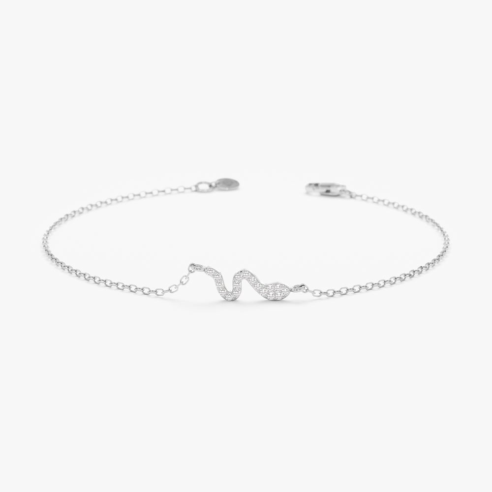 Diamond Snake Bracelet
