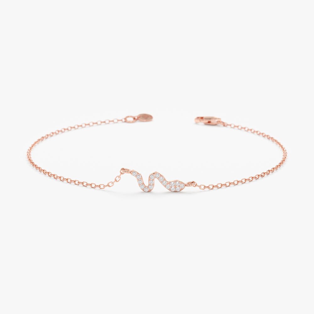Diamond Snake Bracelet