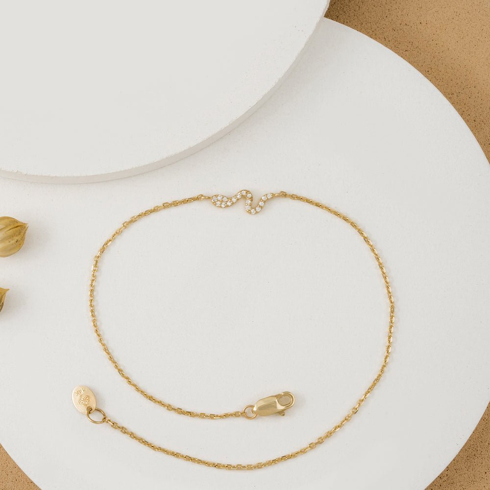 Diamond Snake Bracelet