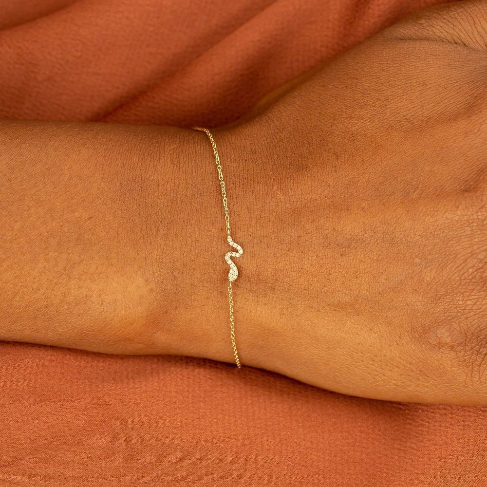 Diamond Snake Bracelet