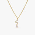 Diamond Snake Necklace