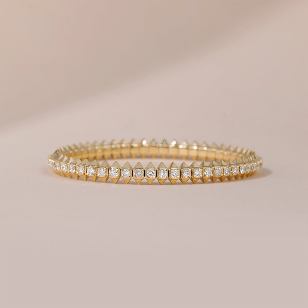 Diamond Spike Tennis Bracelet