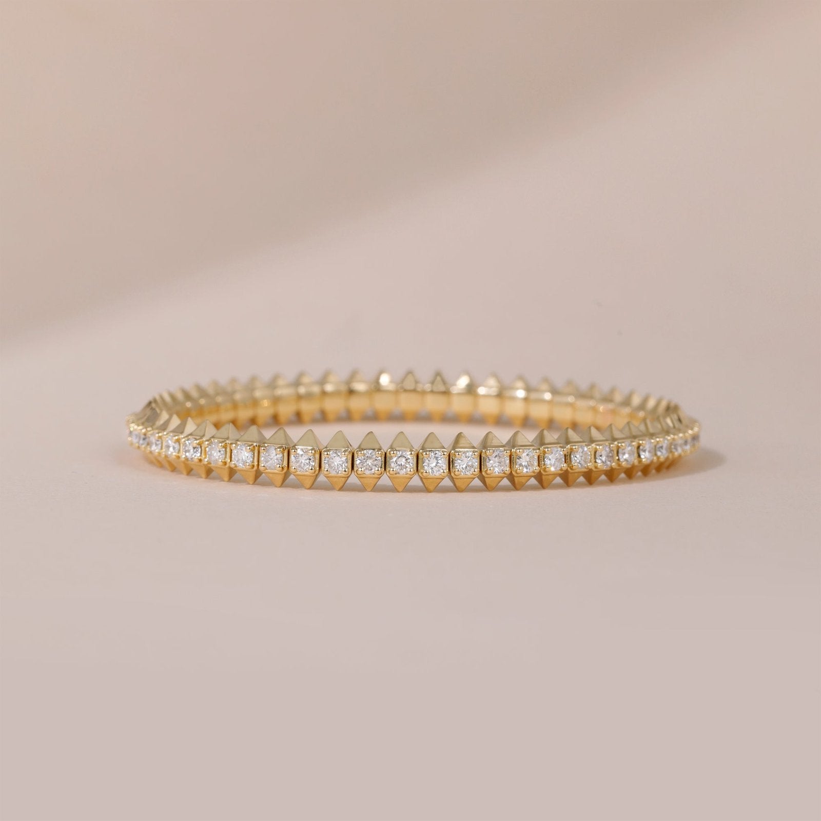 Diamond Spike Tennis Bracelet