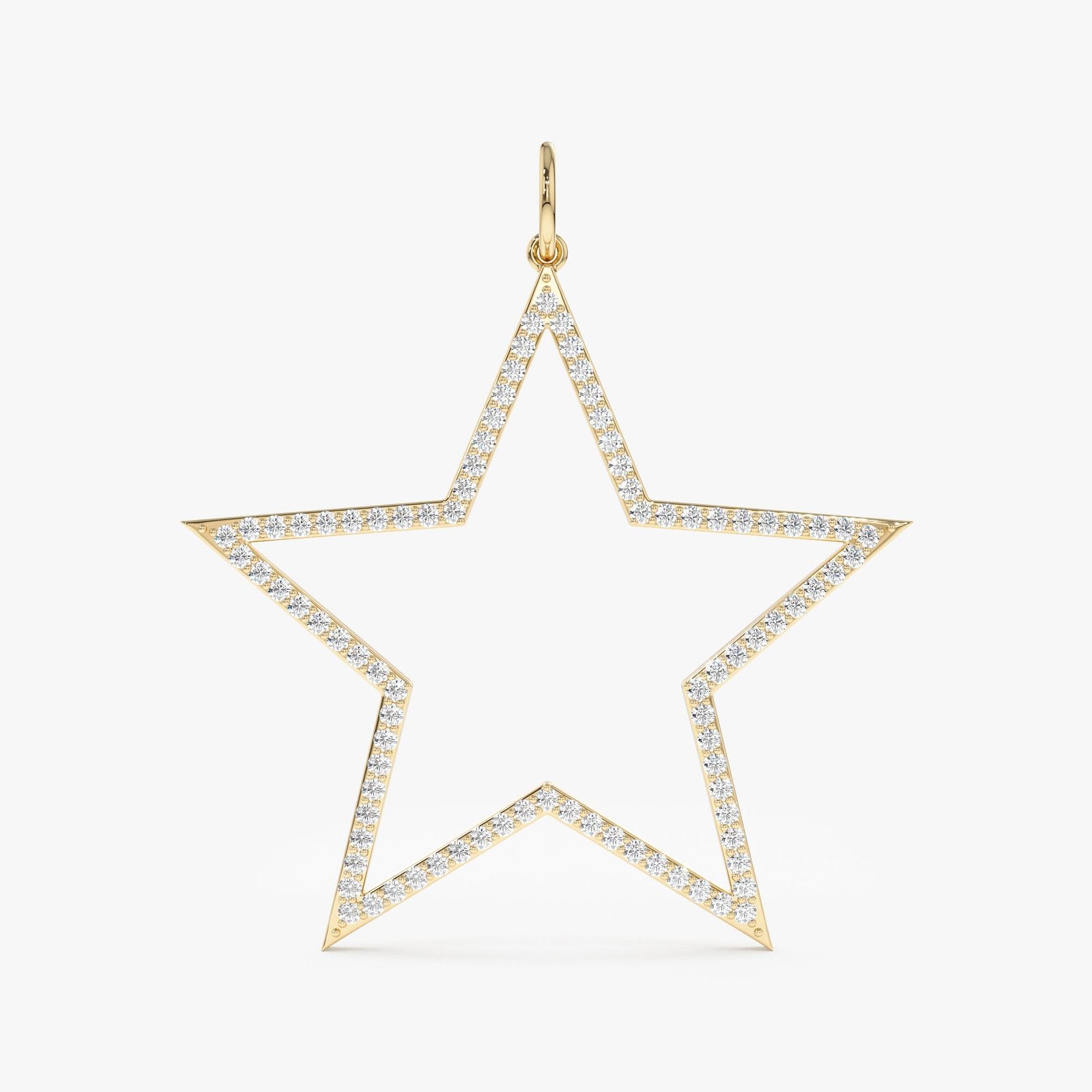 Diamond Star Cutout Charm