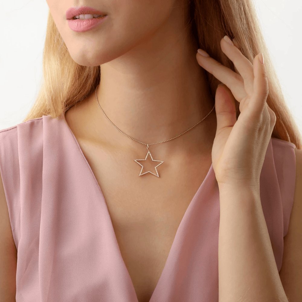 Diamond Star Cutout Charm