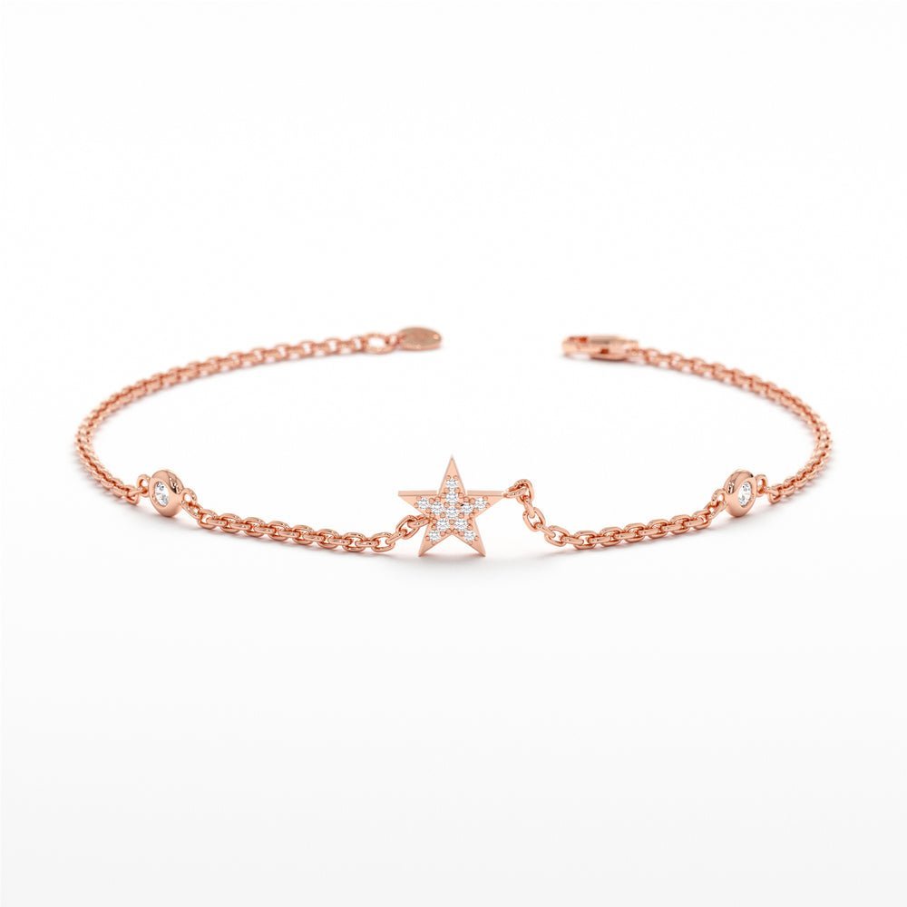 Diamond Star Station Bracelet