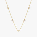 Diamond Star Station Necklace