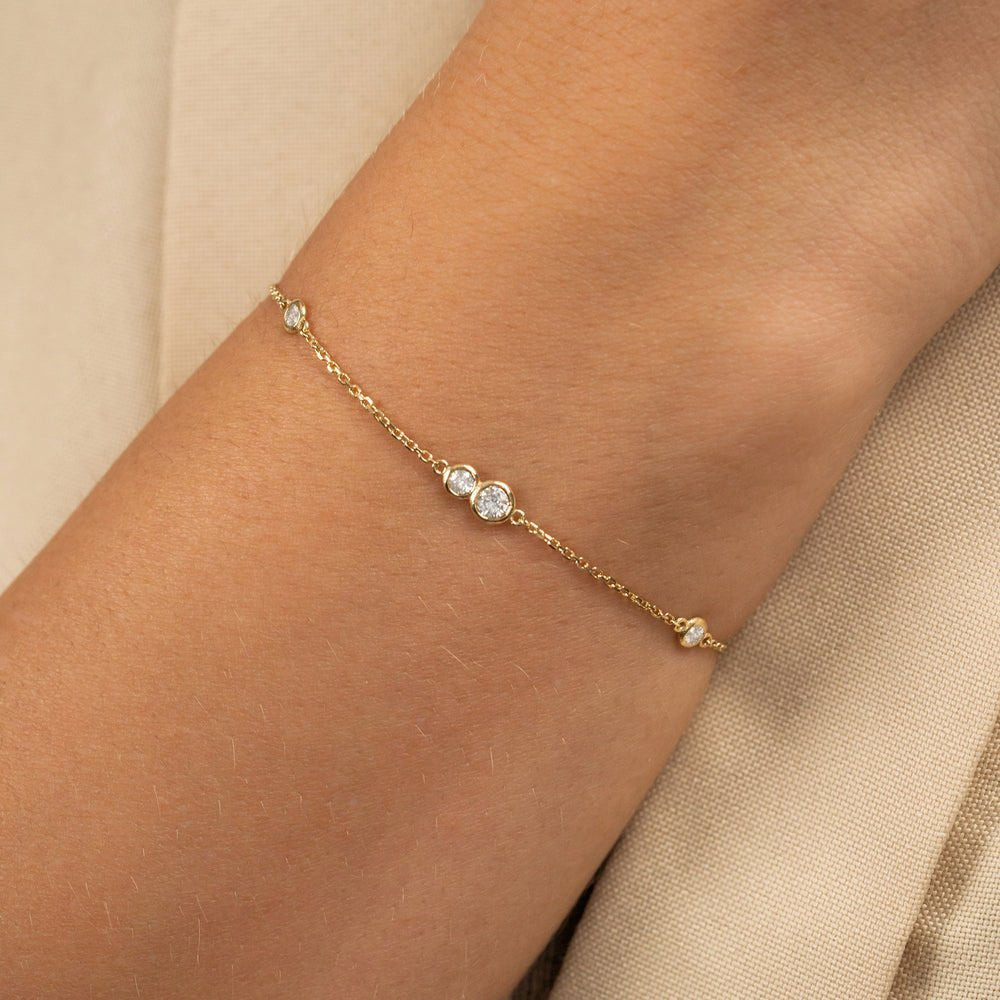 Diamond Station Bracelet