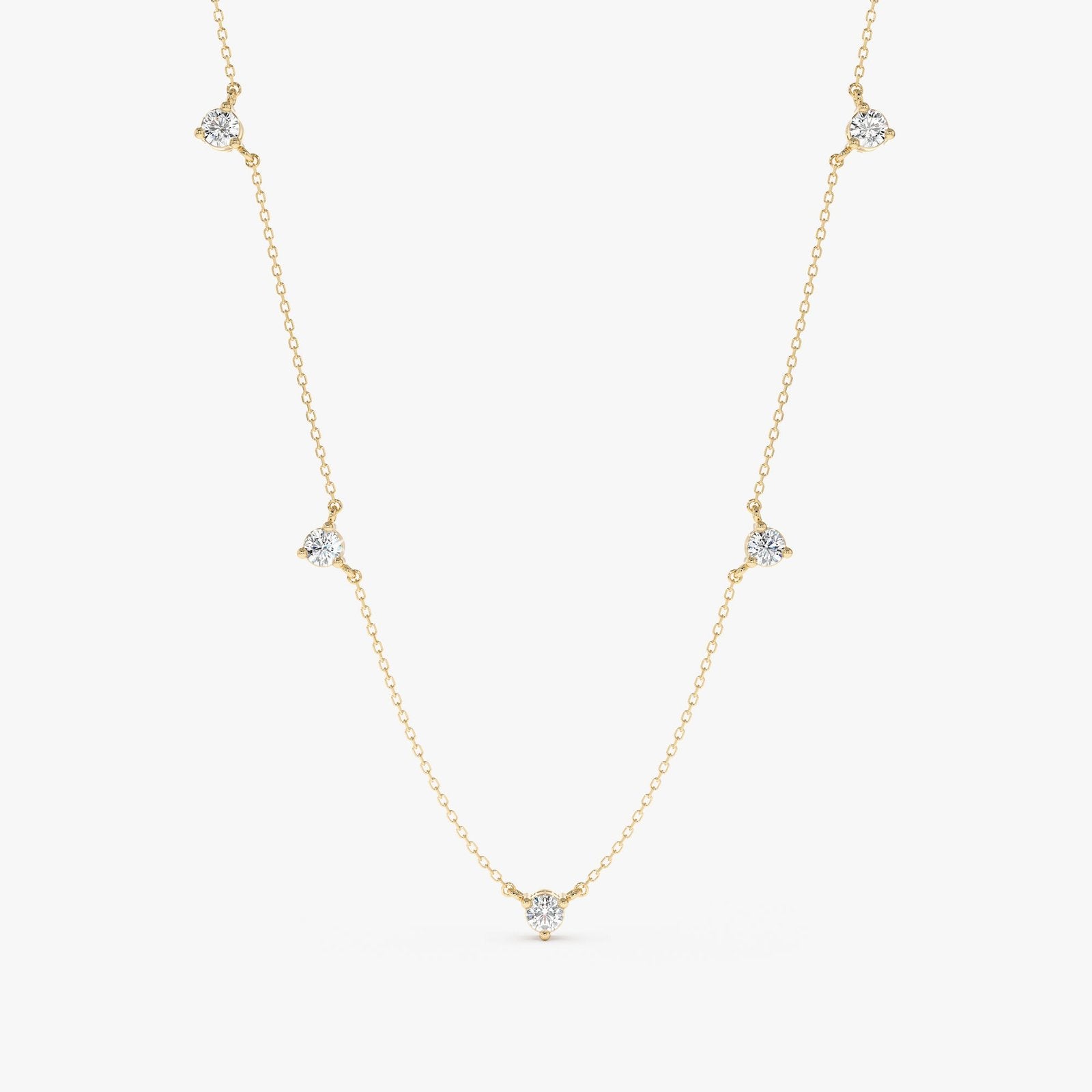 Diamond Station Necklace