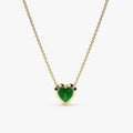Emerald Heart Necklace