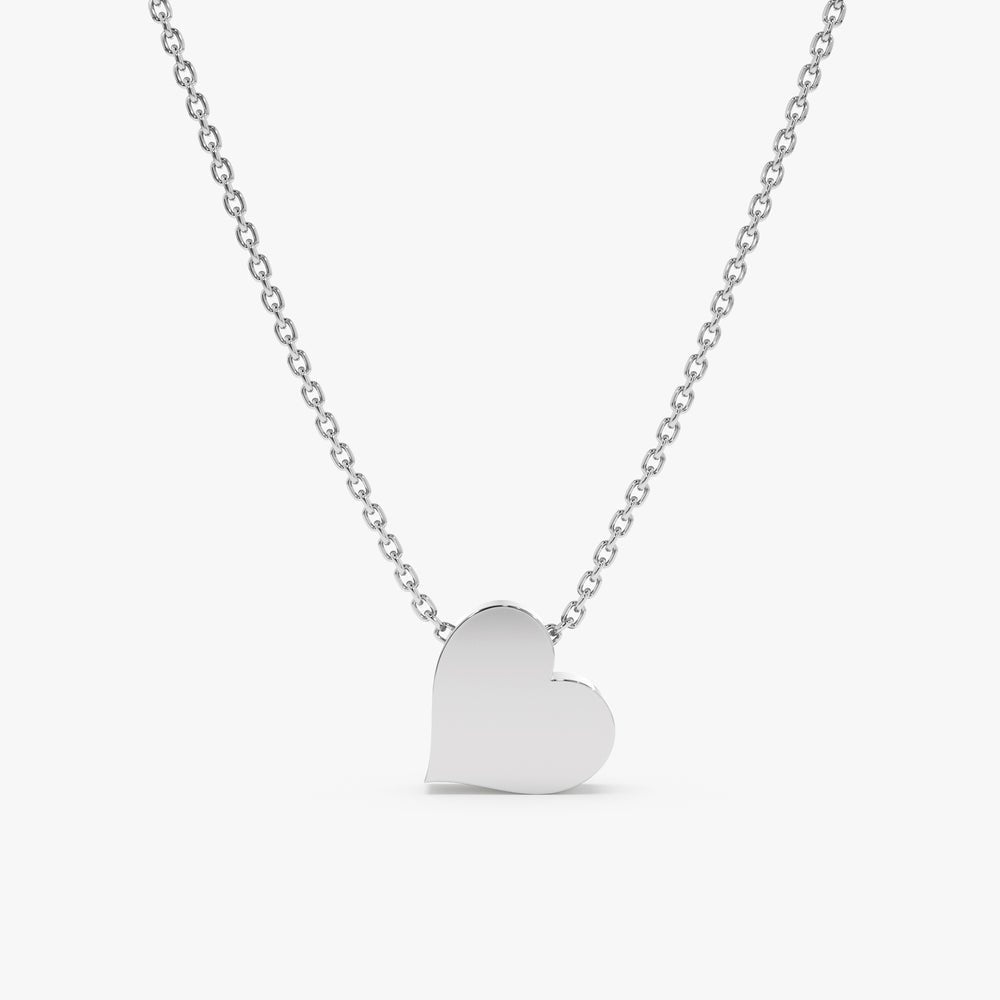 Engravable Heart Necklace