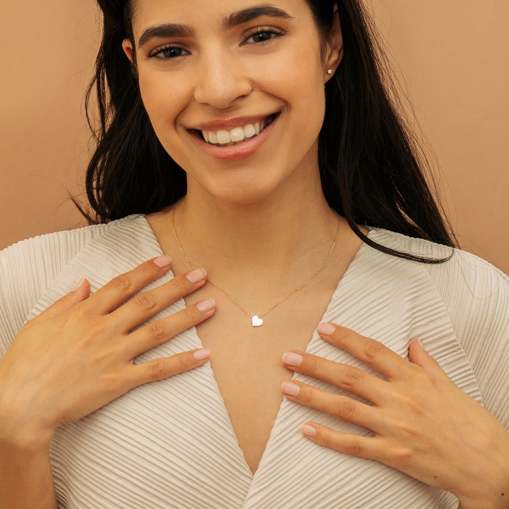 Engravable Heart Necklace