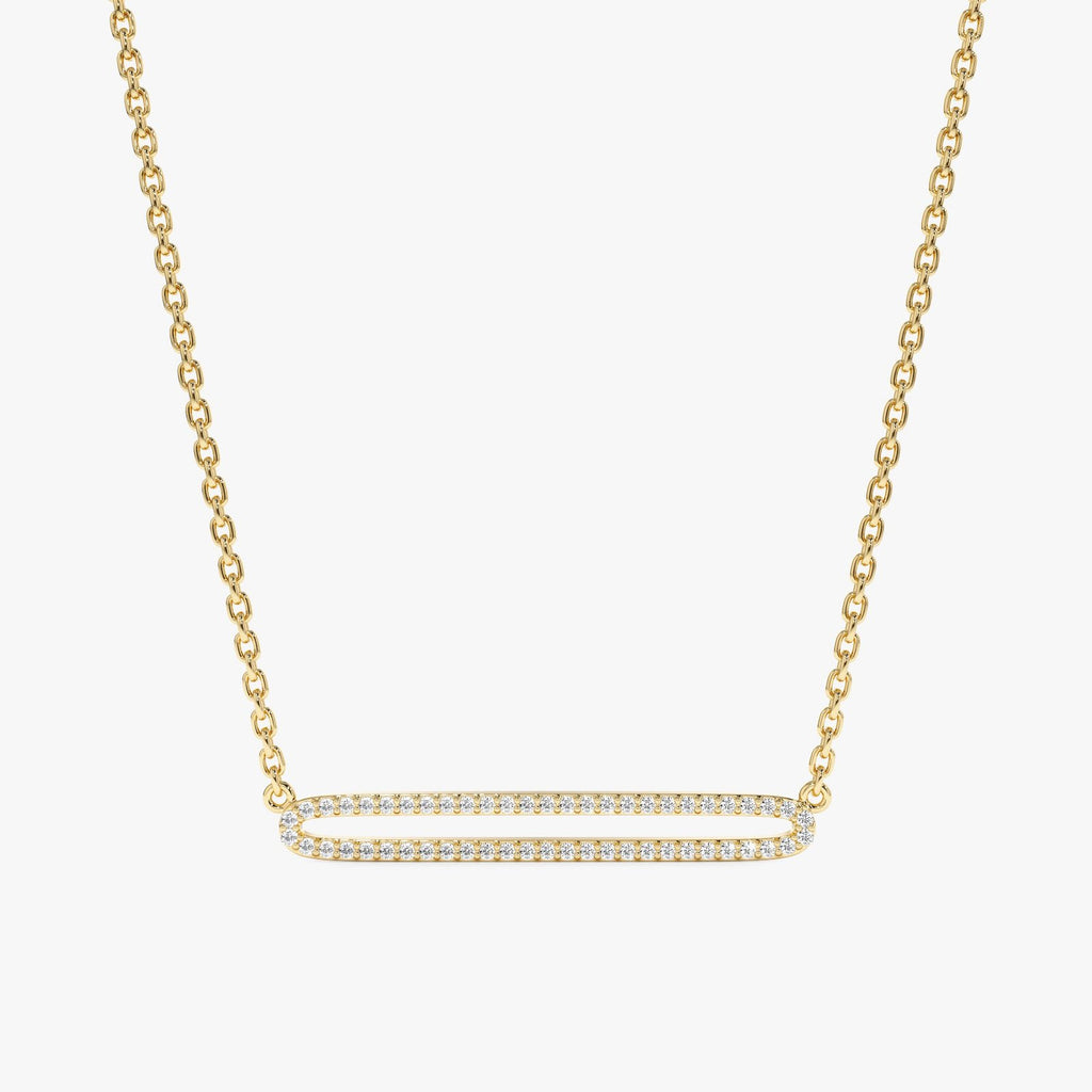 Eternity Natural Diamond Bar Necklace