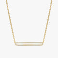 Eternity Natural Diamond Bar Necklace