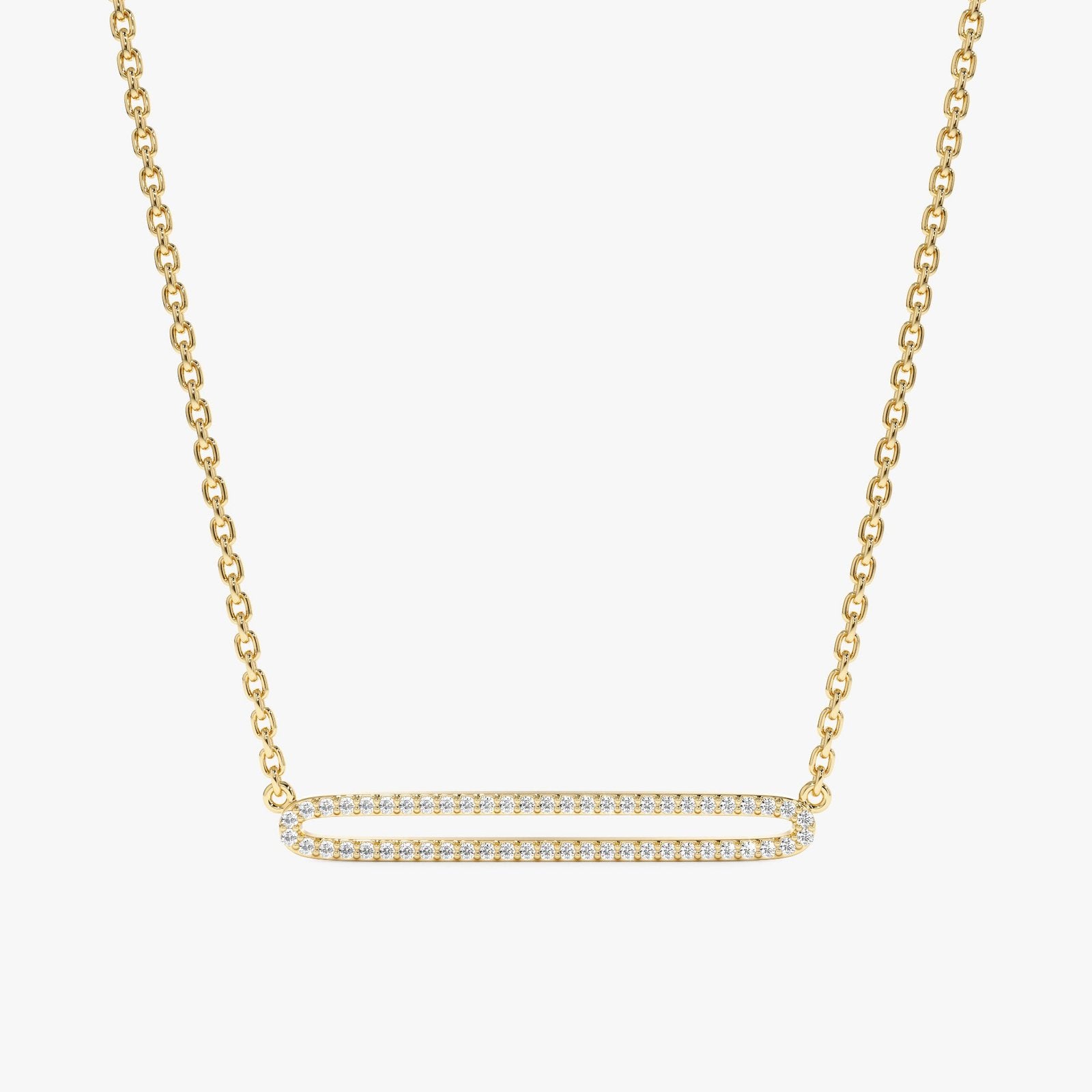 Eternity Natural Diamond Bar Necklace