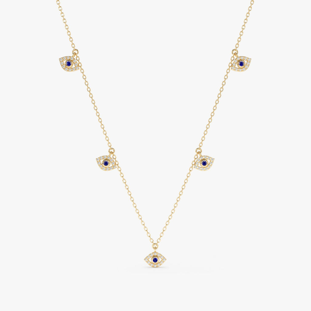 Evil Eye Charms Necklace