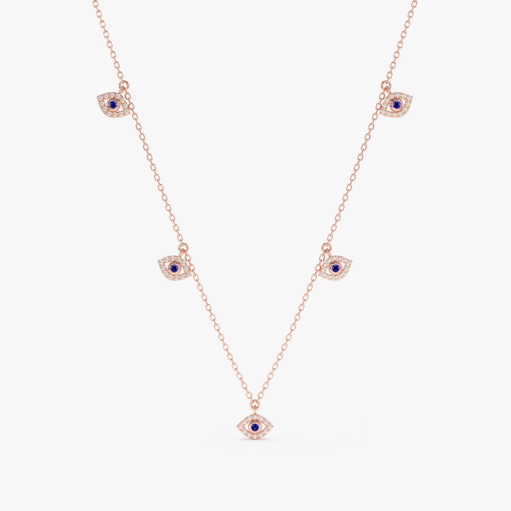 Evil Eye Charms Necklace