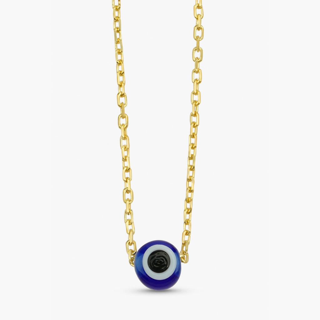 Evil Eye Glass Bead Necklace