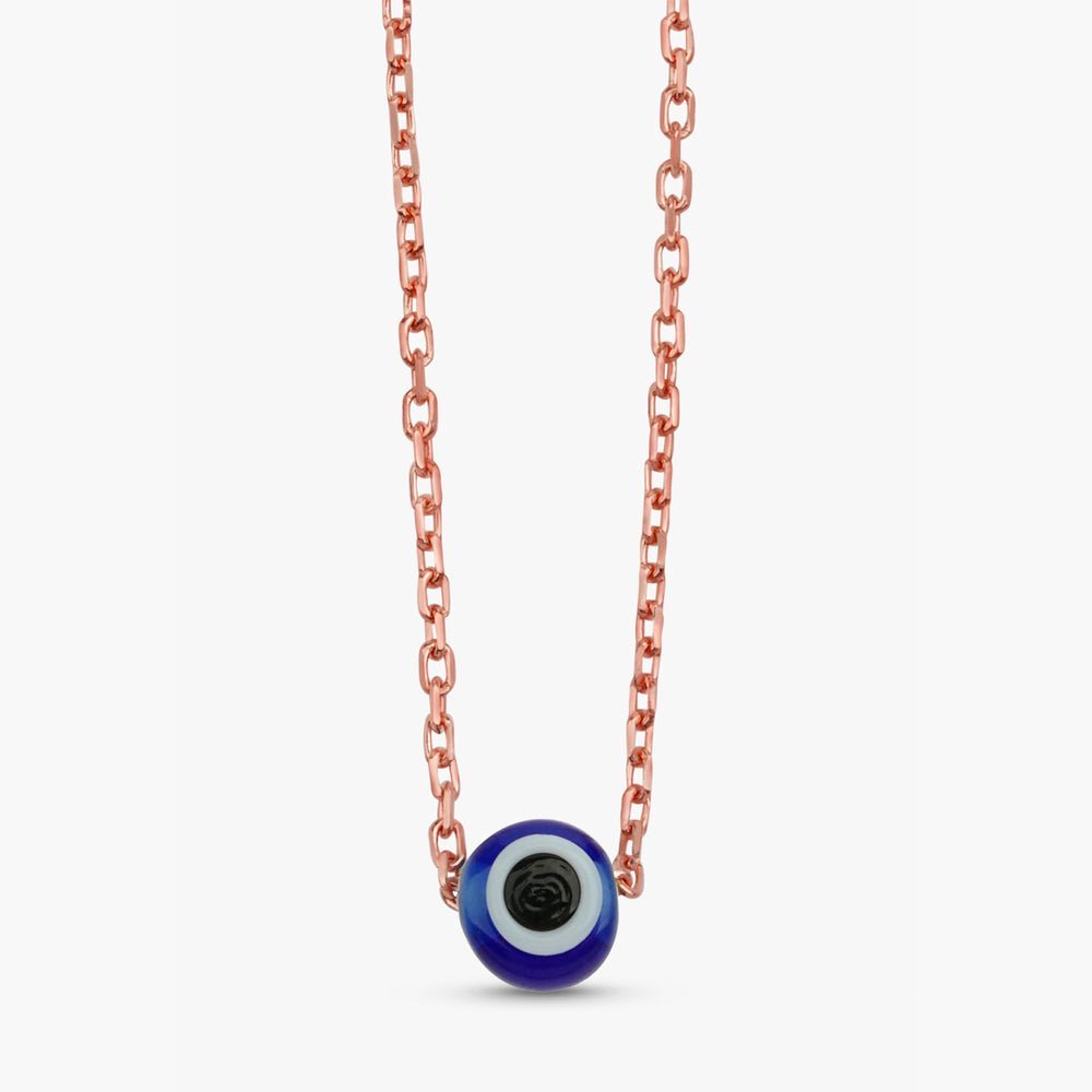 Evil Eye Glass Bead Necklace