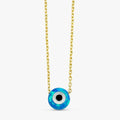 Evil Eye Opal Necklace