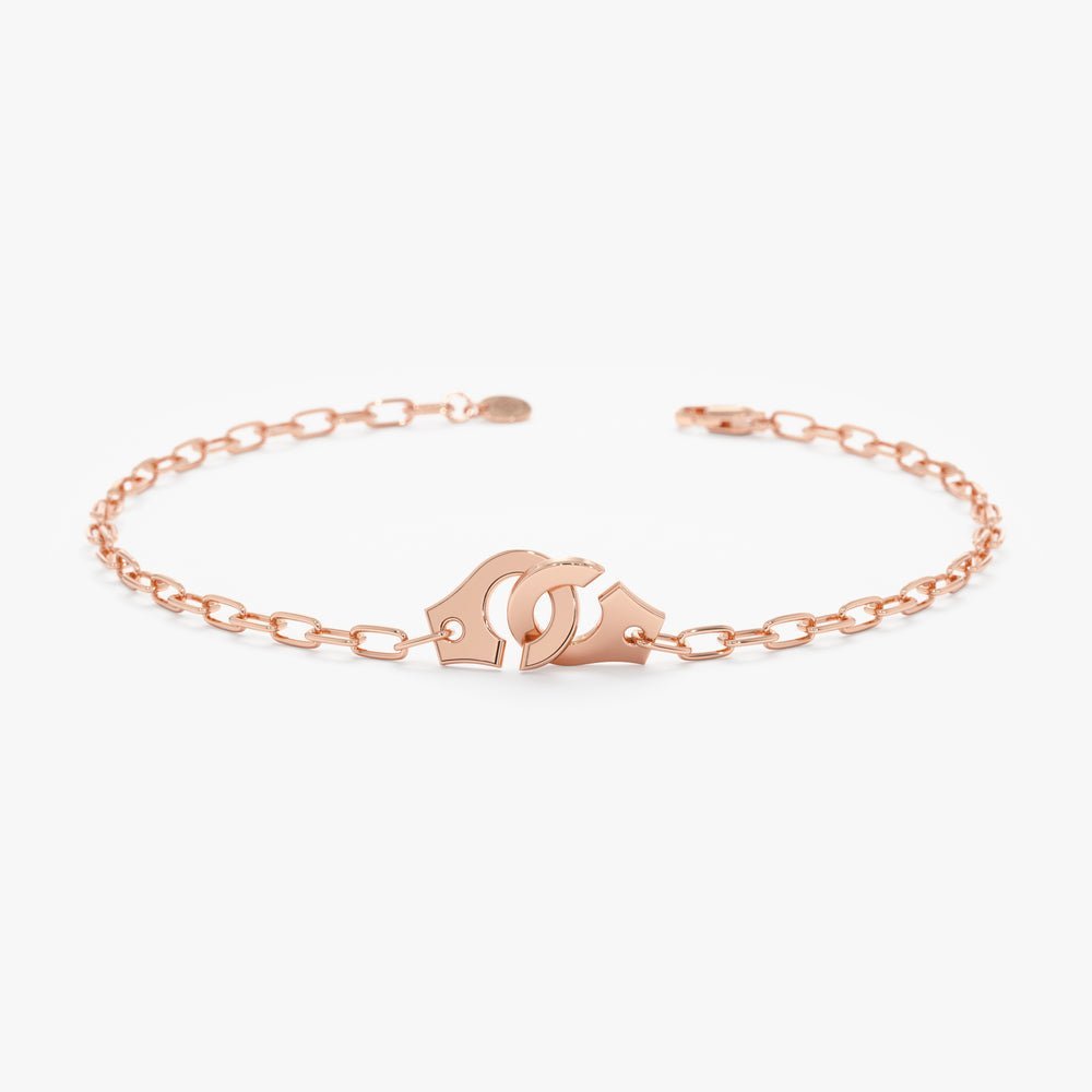 Handcuff Paperclip Chain Bracelet