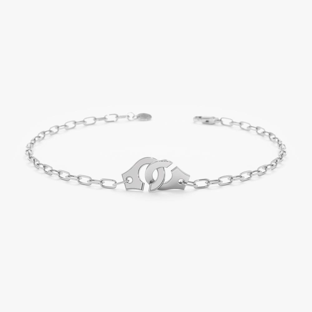 Handcuff Paperclip Chain Bracelet