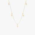 Lightning Bolt Drop Necklace