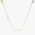 Lightning Bolt Station Necklace