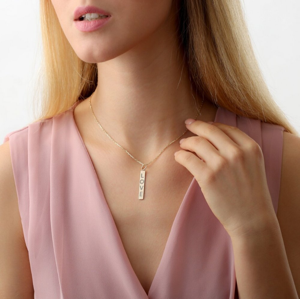 LOVE Diamond Bar Charm