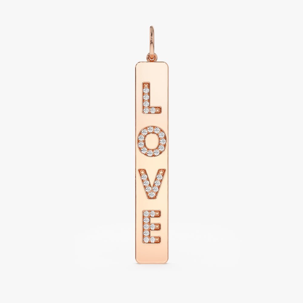 LOVE Diamond Bar Charm