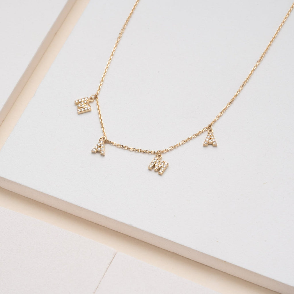 MAMA Diamond Necklace