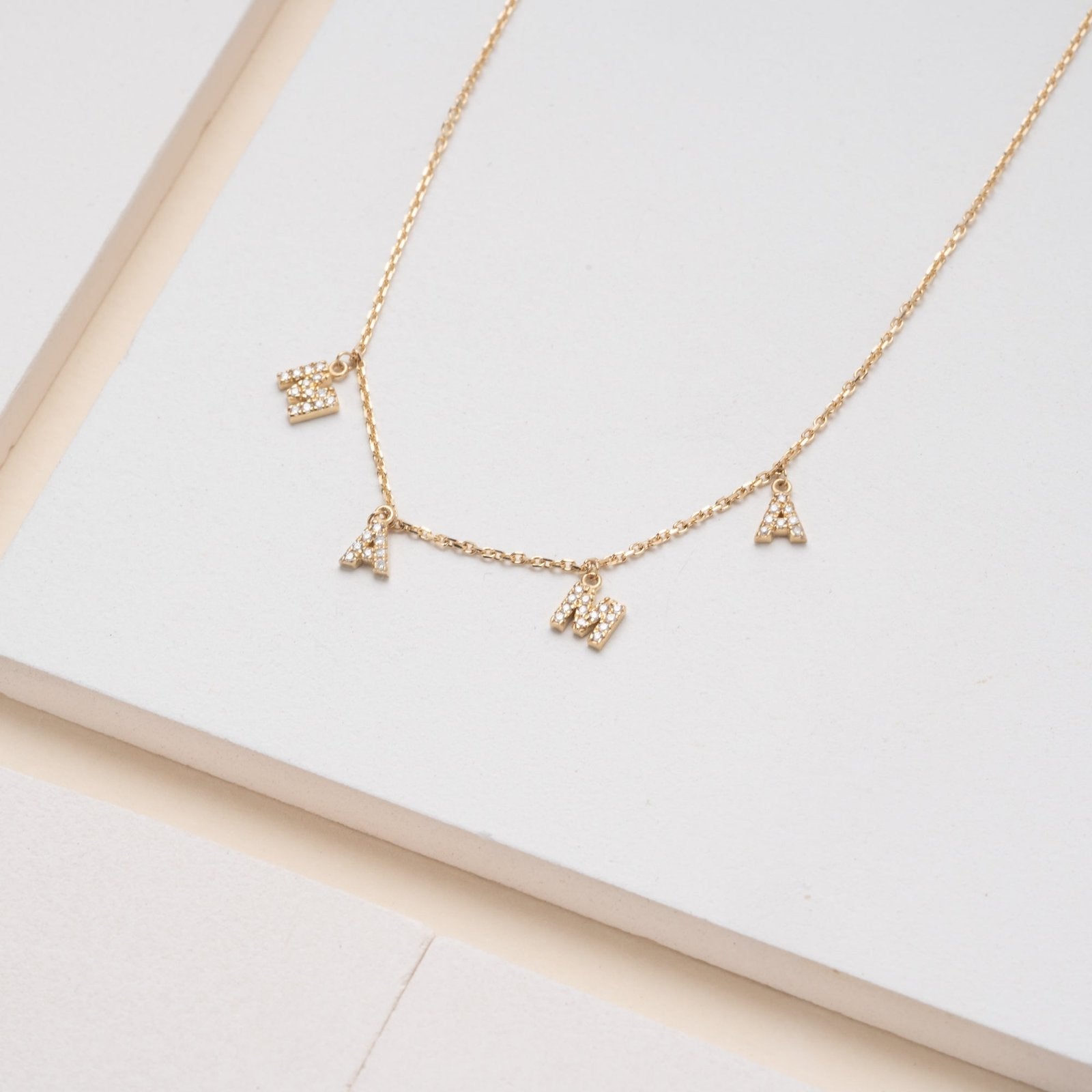 MAMA Diamond Necklace