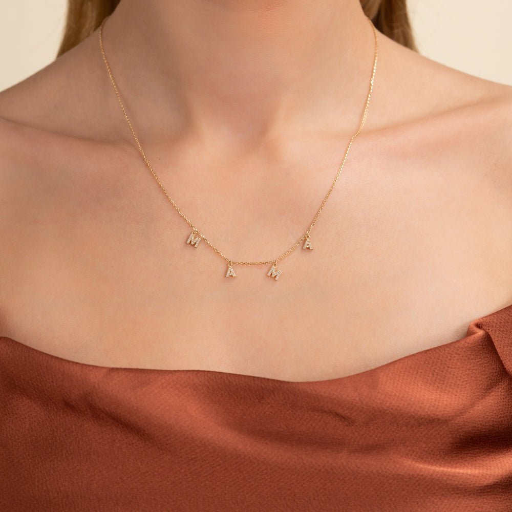 MAMA Diamond Necklace