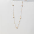 Moonstone Station Necklace