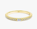 Natural Diamond and Baguette Opal Ring