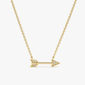 Natural Diamond Arrow Necklace