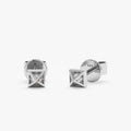 Natural Diamond Pyramid Studs